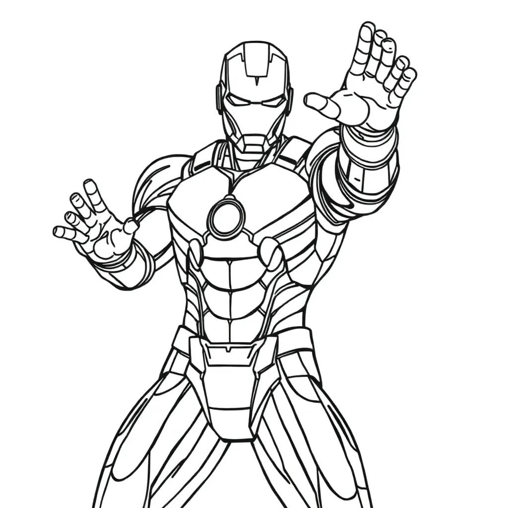 Printable Ironman Coloring Pages