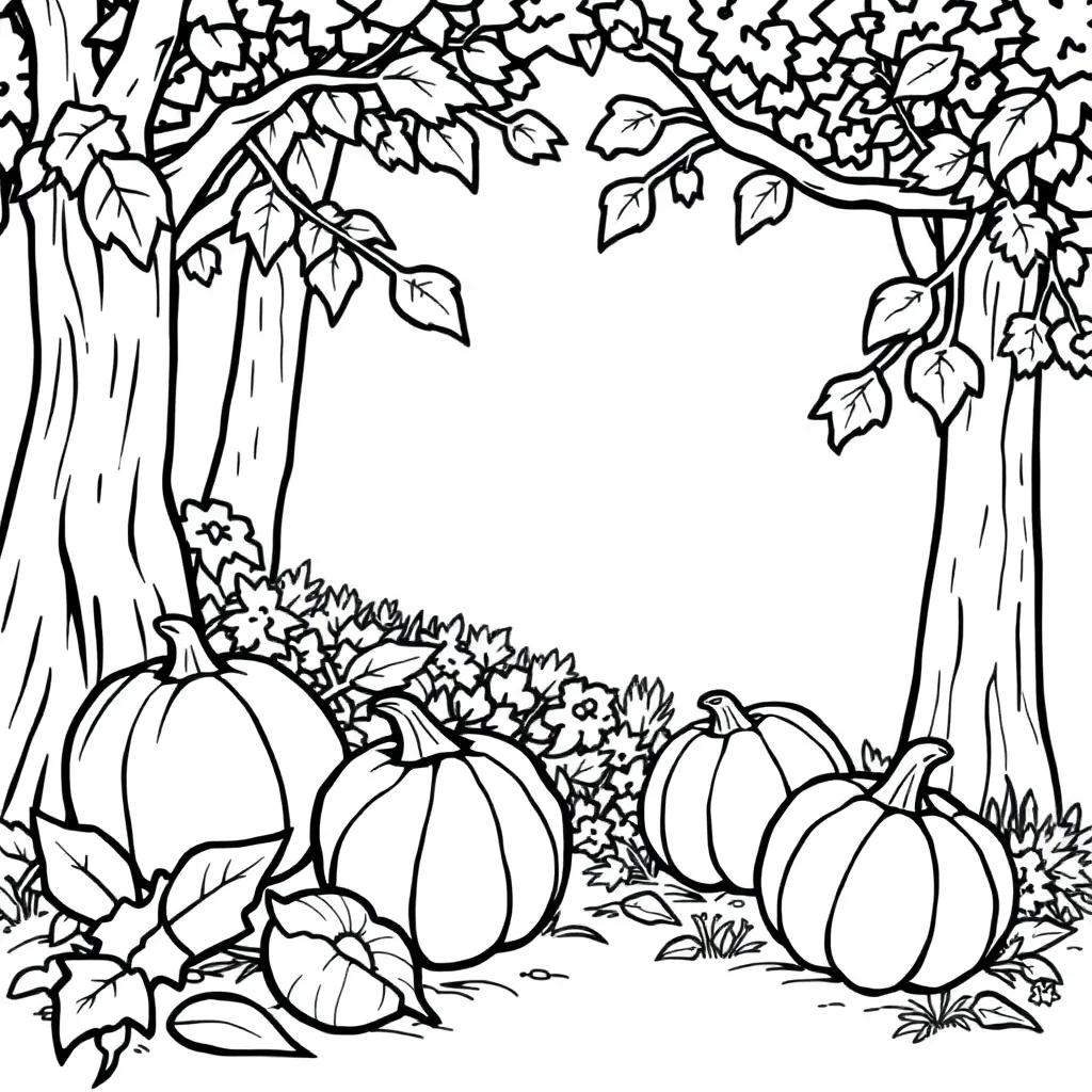 Printable Fall Coloring Pages For Adults