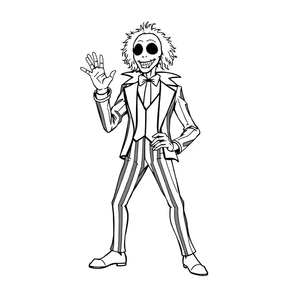 Printable Beetlejuice Coloring Pages