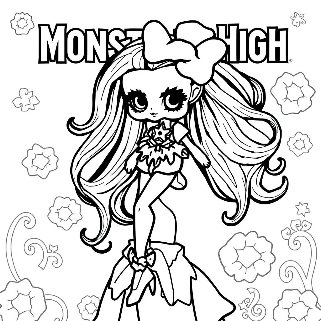 Printable Coloring Pages Monster High