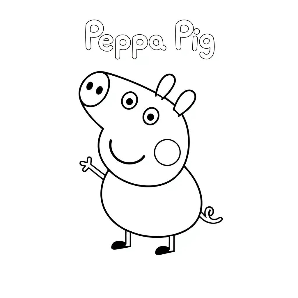 Printable Peppa Pig Coloring Pages