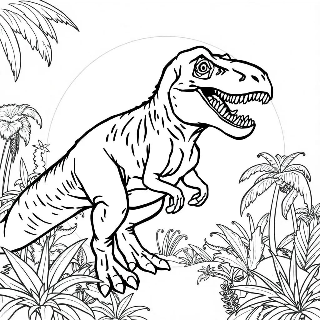 Printable Jurassic World Coloring Pages