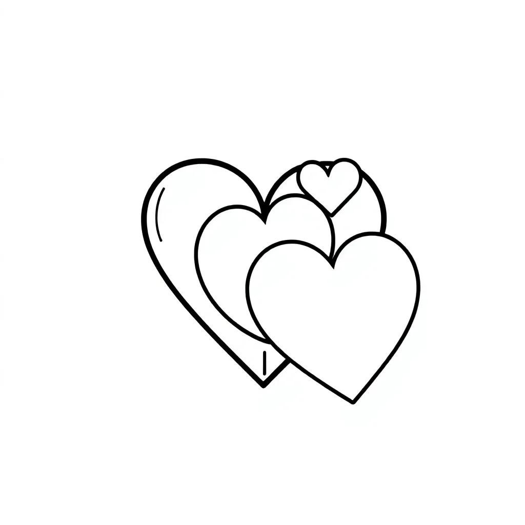 Printable Coloring Pages Hearts