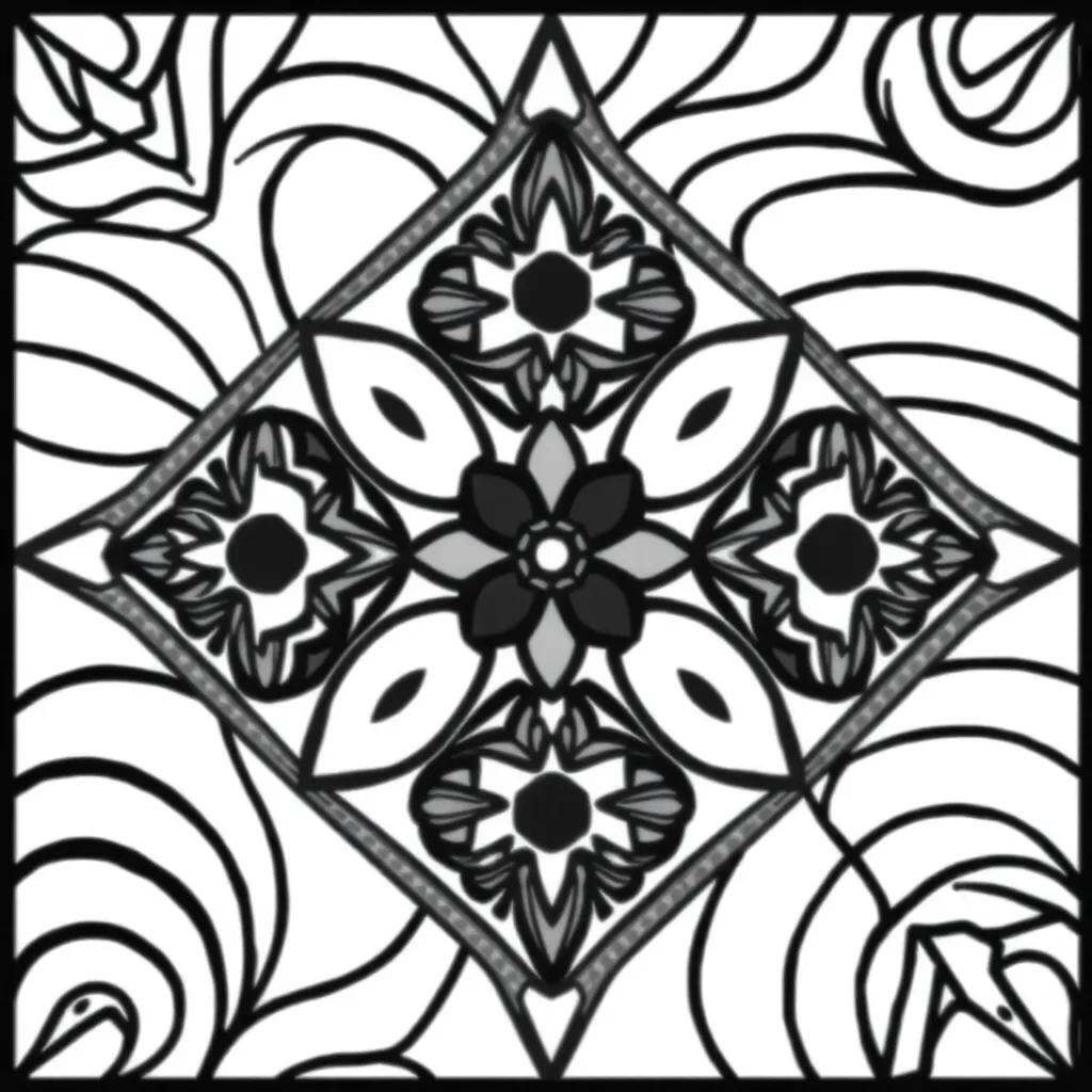 Printable Quilt Patterns Coloring Pages