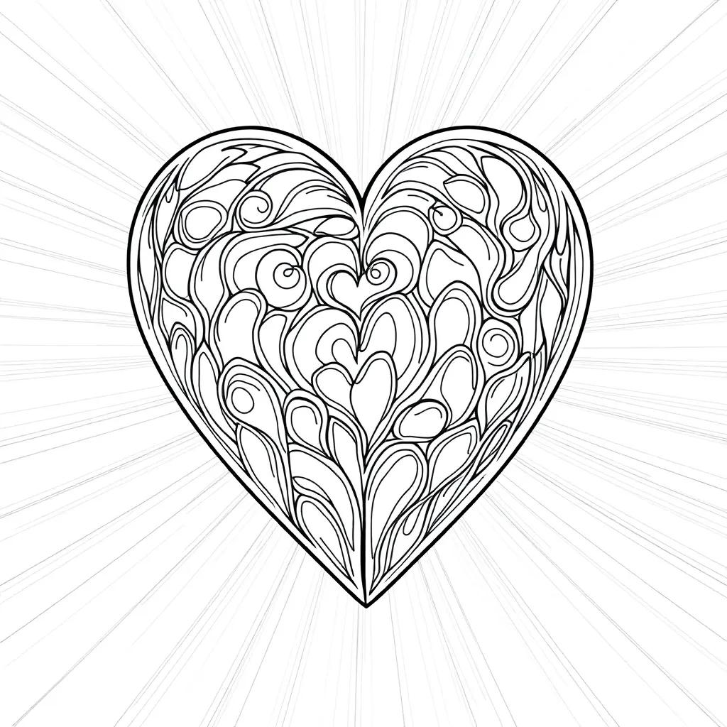 Printable Coloring Pages Heart