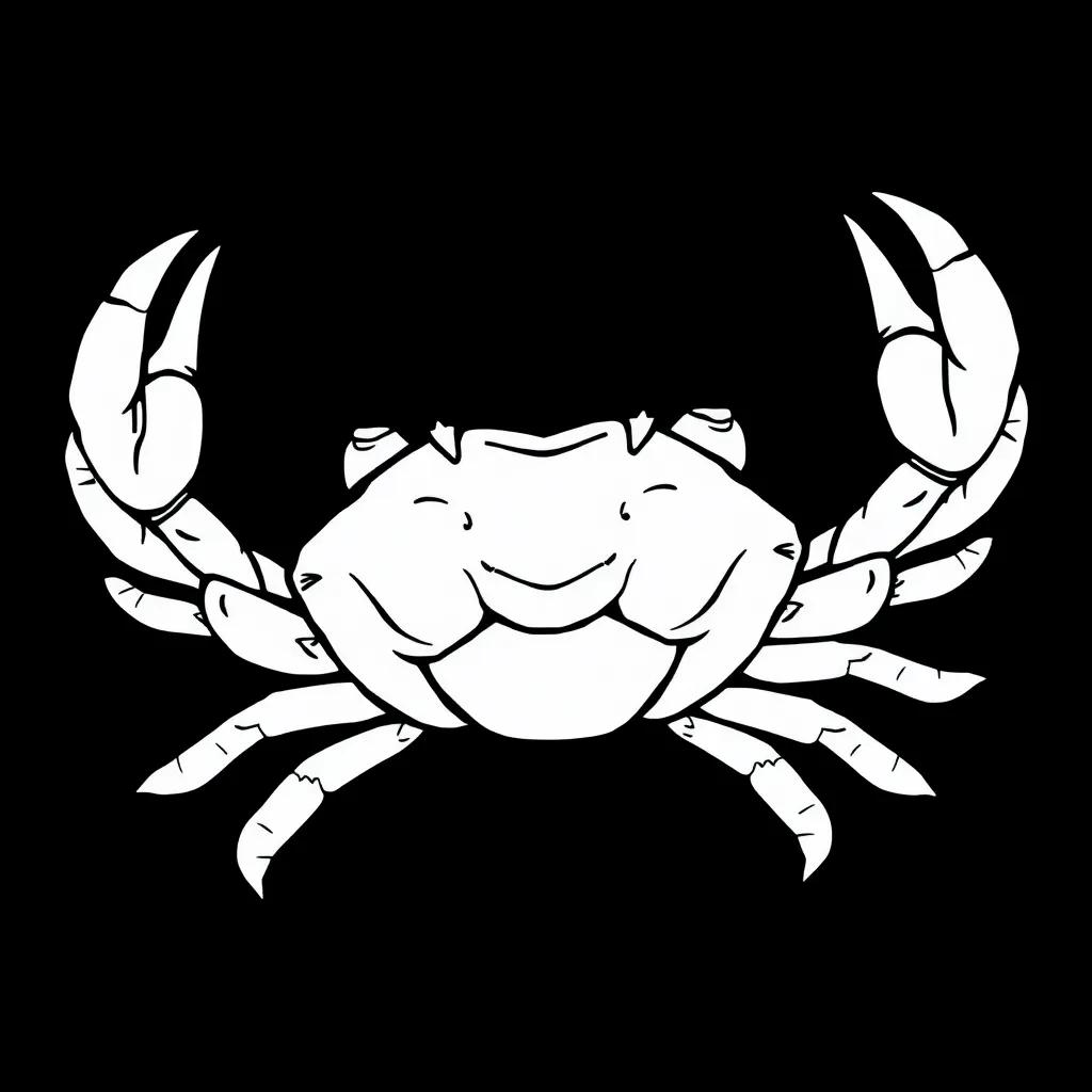 Printable Crab Coloring Pages