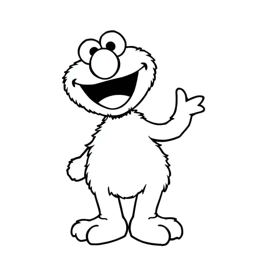 Printable Coloring Pages Of Elmo