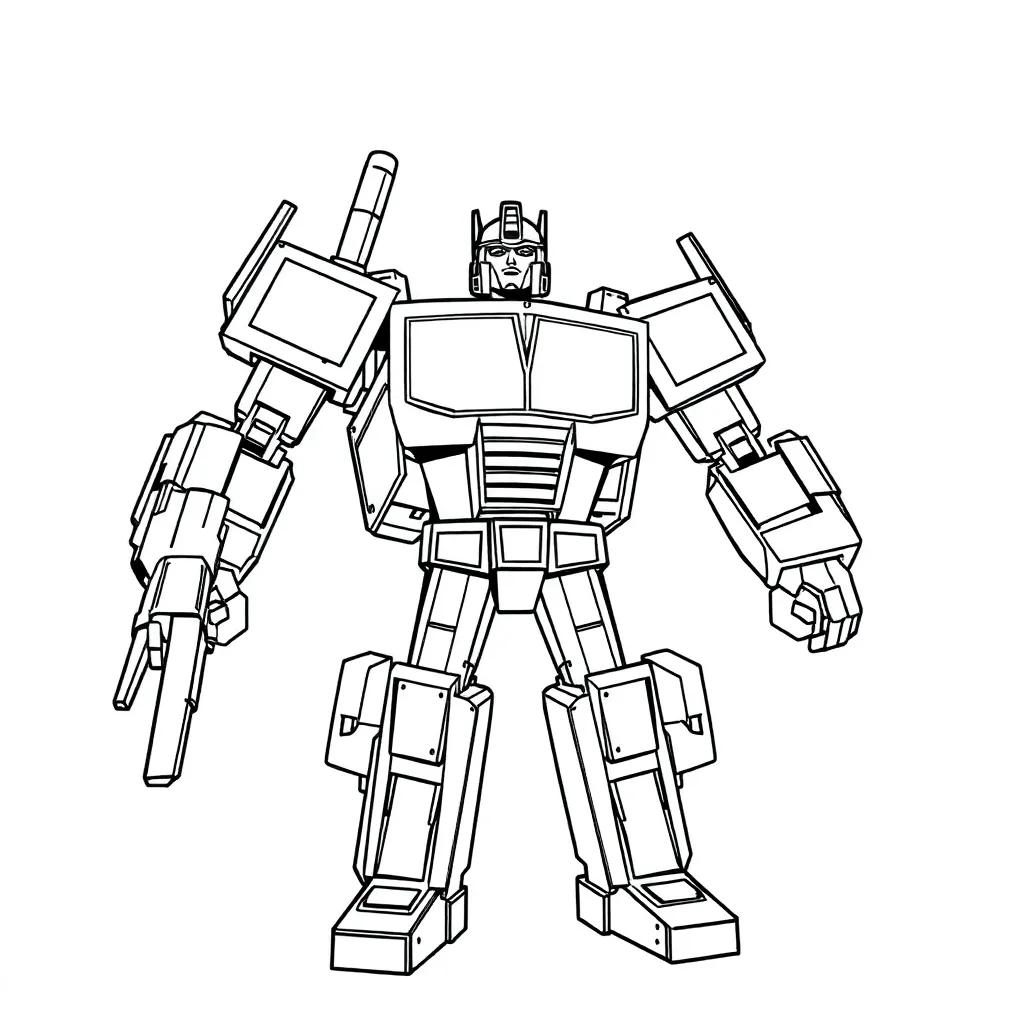 Printable Transformers Coloring Pages