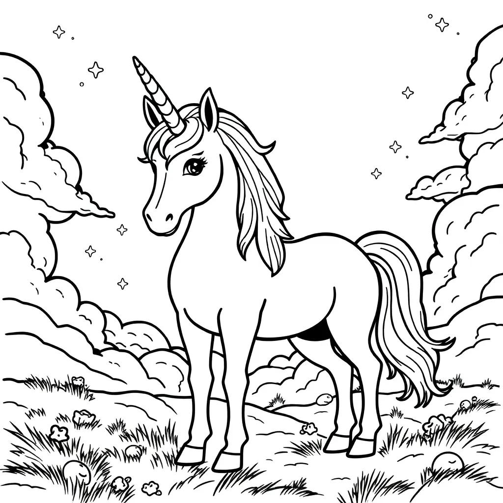 Printable Free Printable Unicorn Coloring Pages