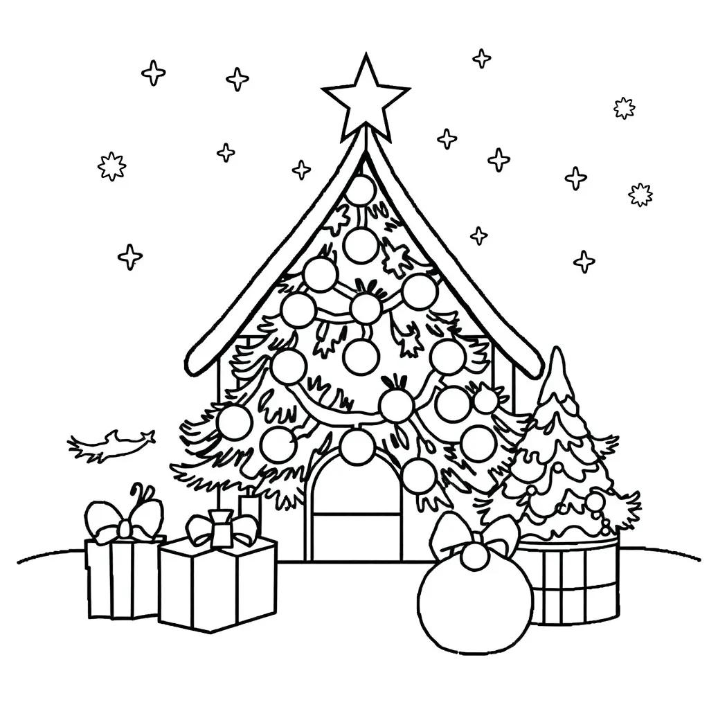 Printable Disney Christmas Coloring Pages