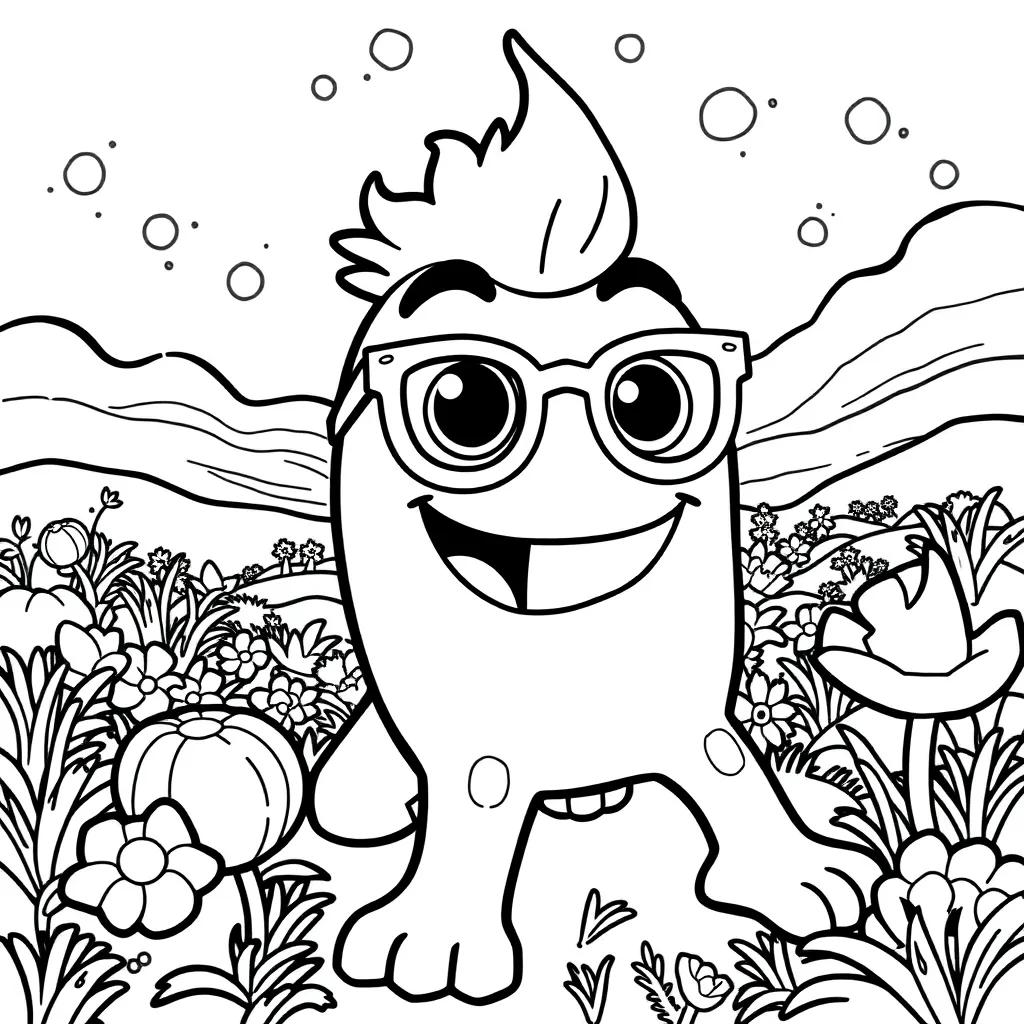 Printable Blippi Coloring Pages
