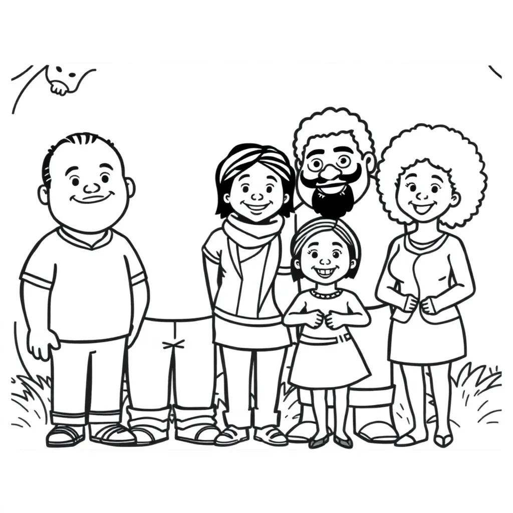 Proud Family Coloring Pages