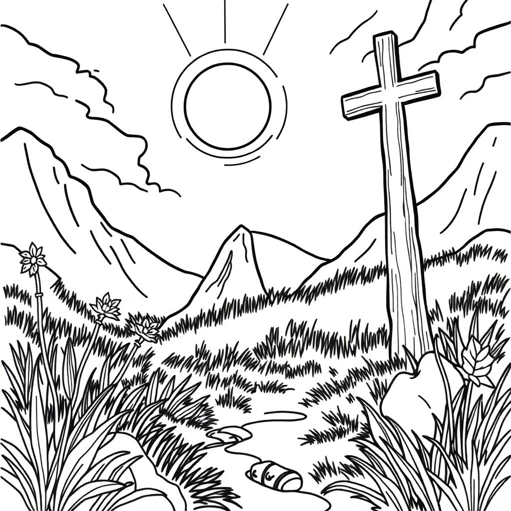 Psalm 23 Coloring Pages