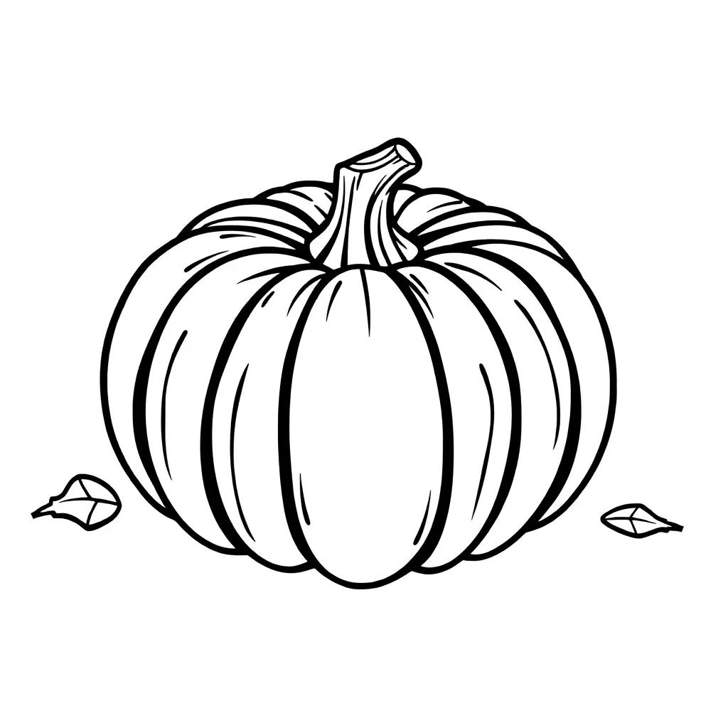 Pumpkin Coloring Page Printable