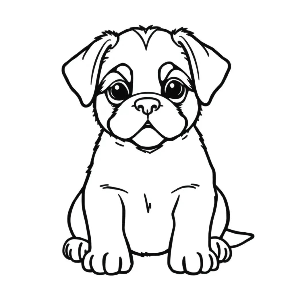 Puppy Free Coloring Pages