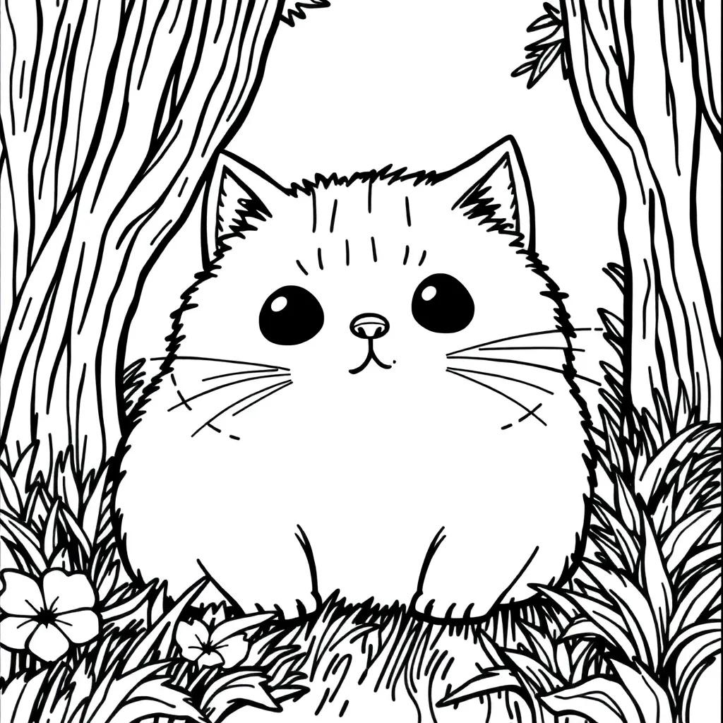 Pusheen Printable Coloring Pages