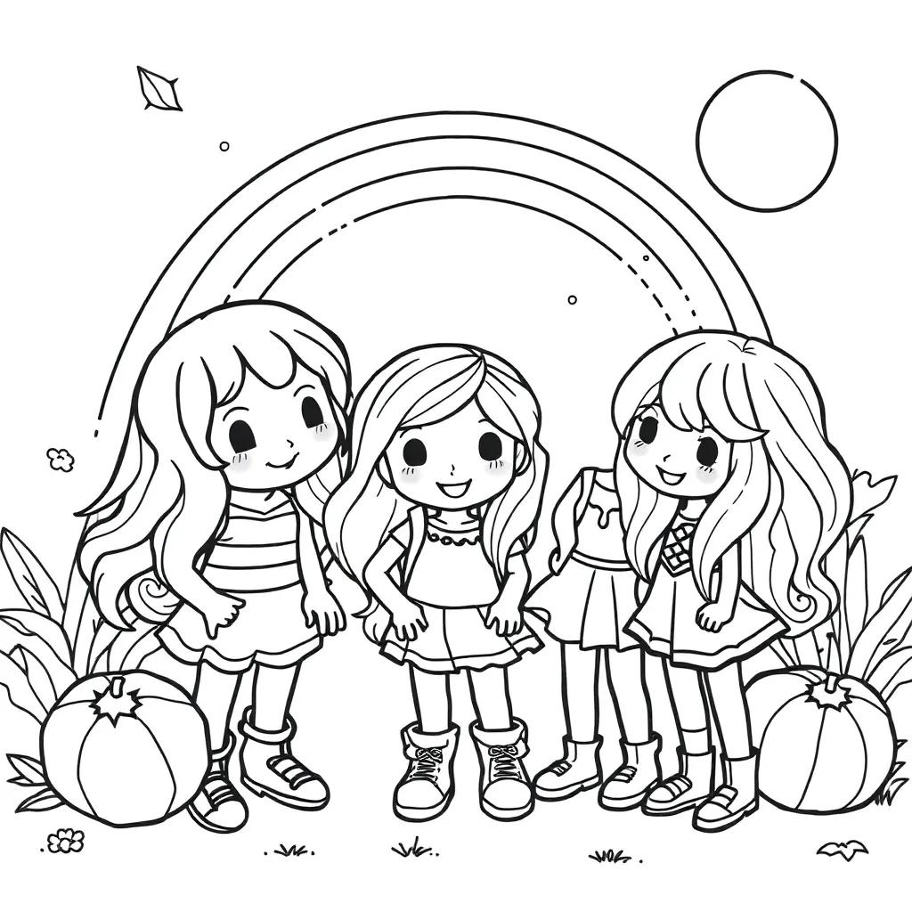 Rainbow Friends Orange Coloring Pages