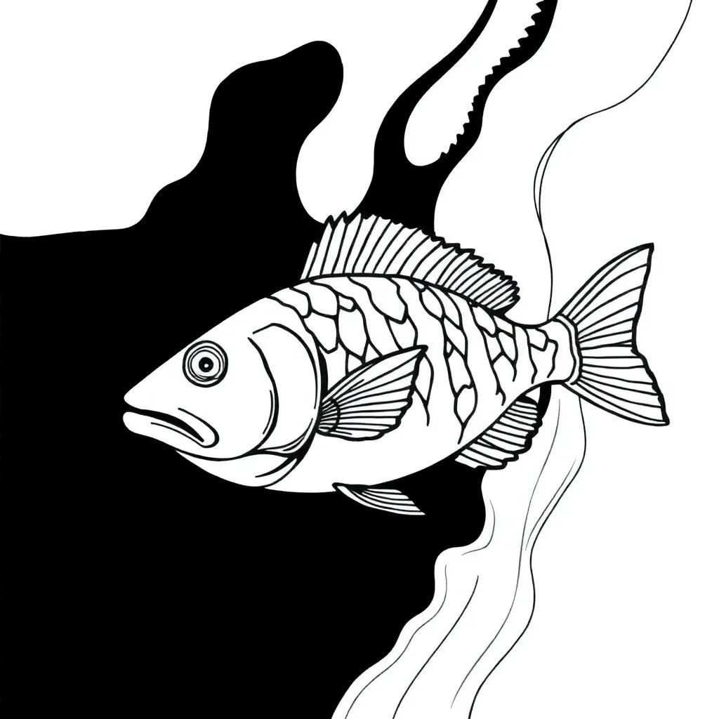 Realistic Fish Coloring Pages Realistic Fish Coloring Pages