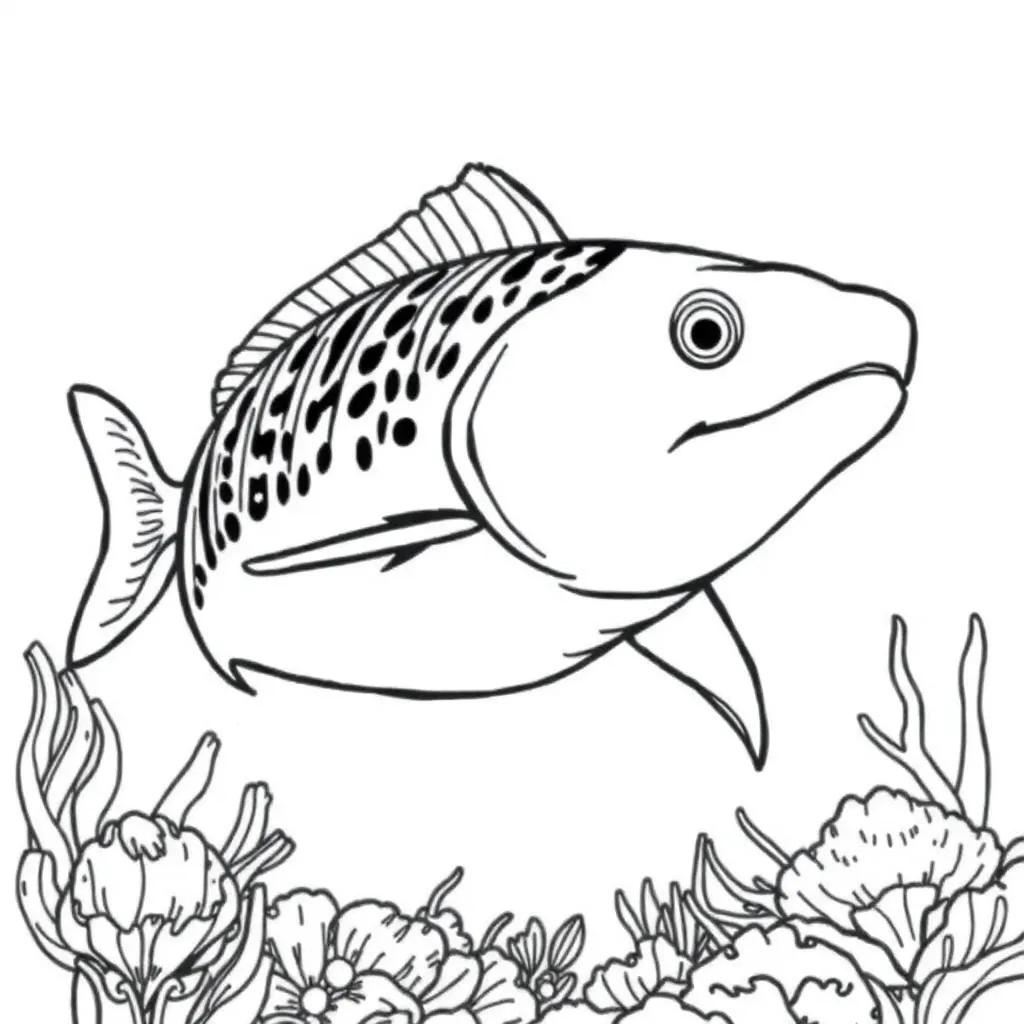 Realistic Sea Animal Coloring Pages