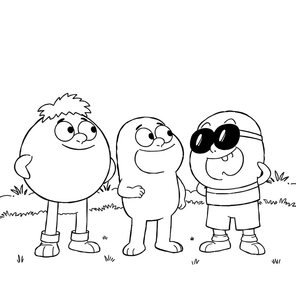 Regular Show Coloring Pages