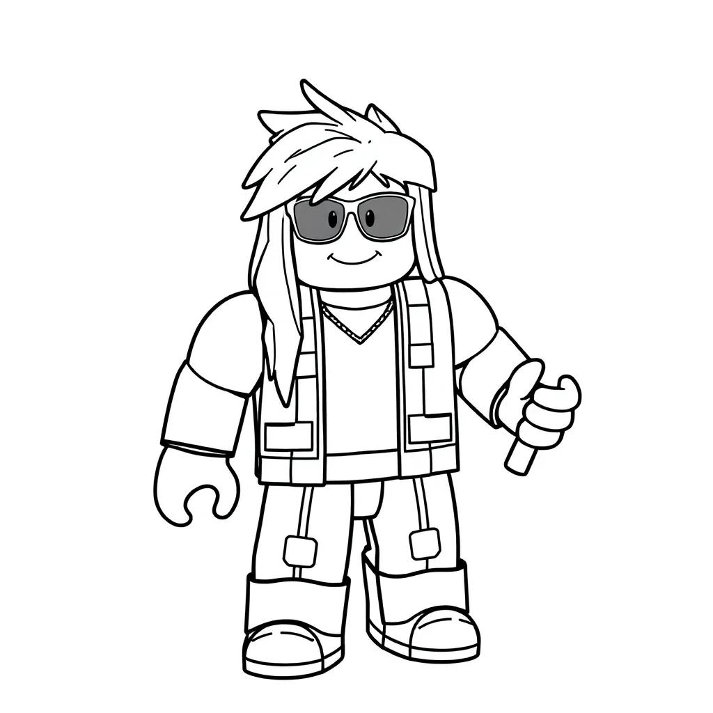 Roblox Characters Coloring Pages