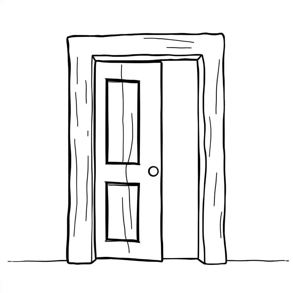 Roblox Doors Coloring Pages Rush