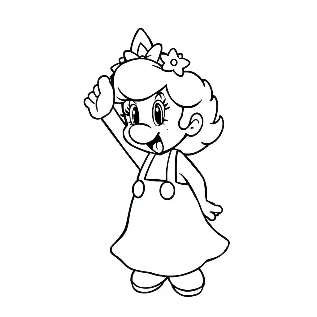 Rosalina Mario Coloring Pages