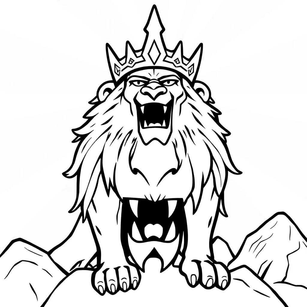 Scar King Coloring Pages