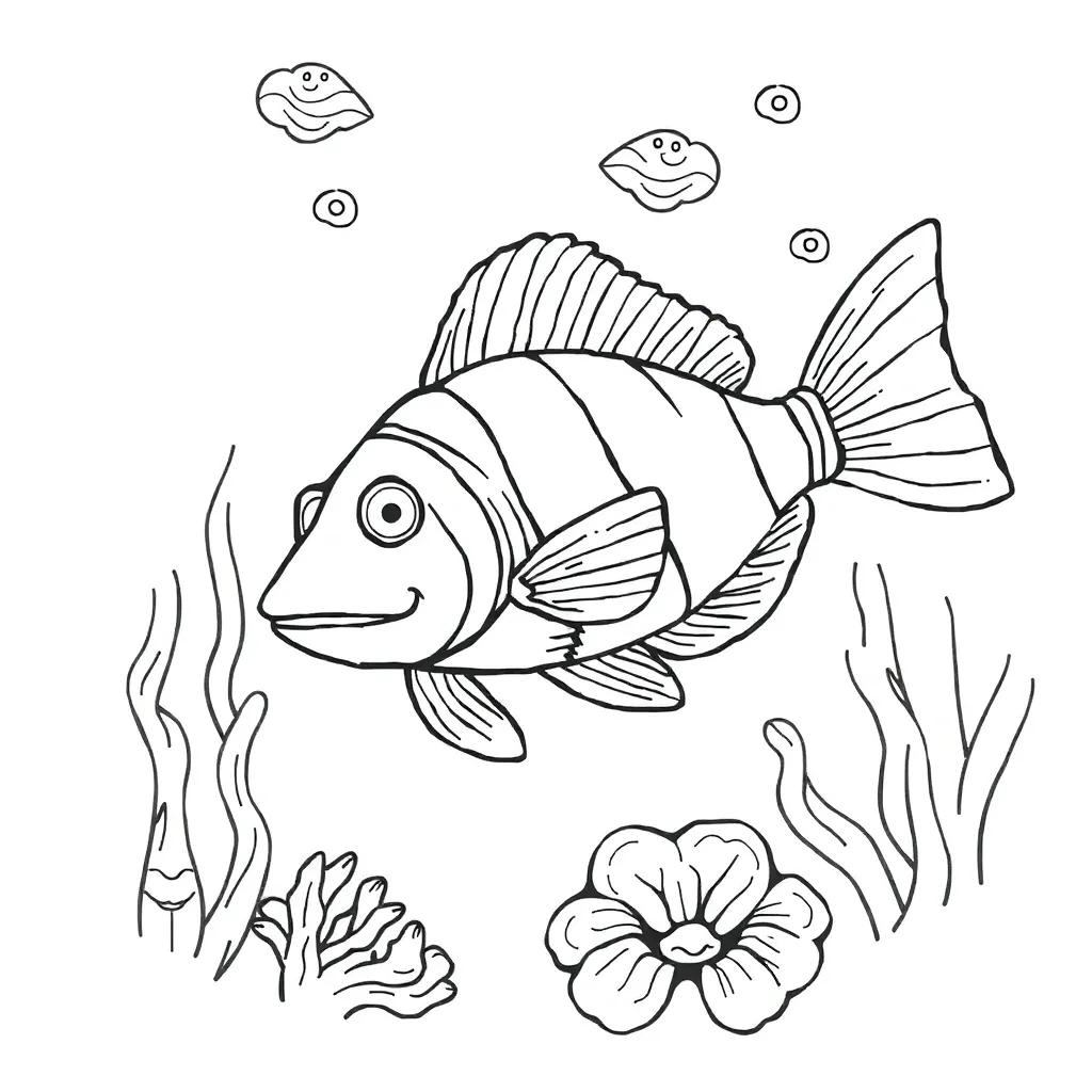 Sea Creatures Coloring Pages Printables