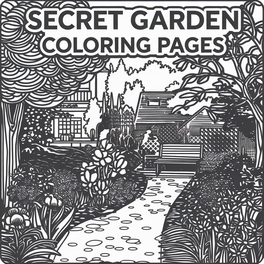 Secret Garden Coloring Pages