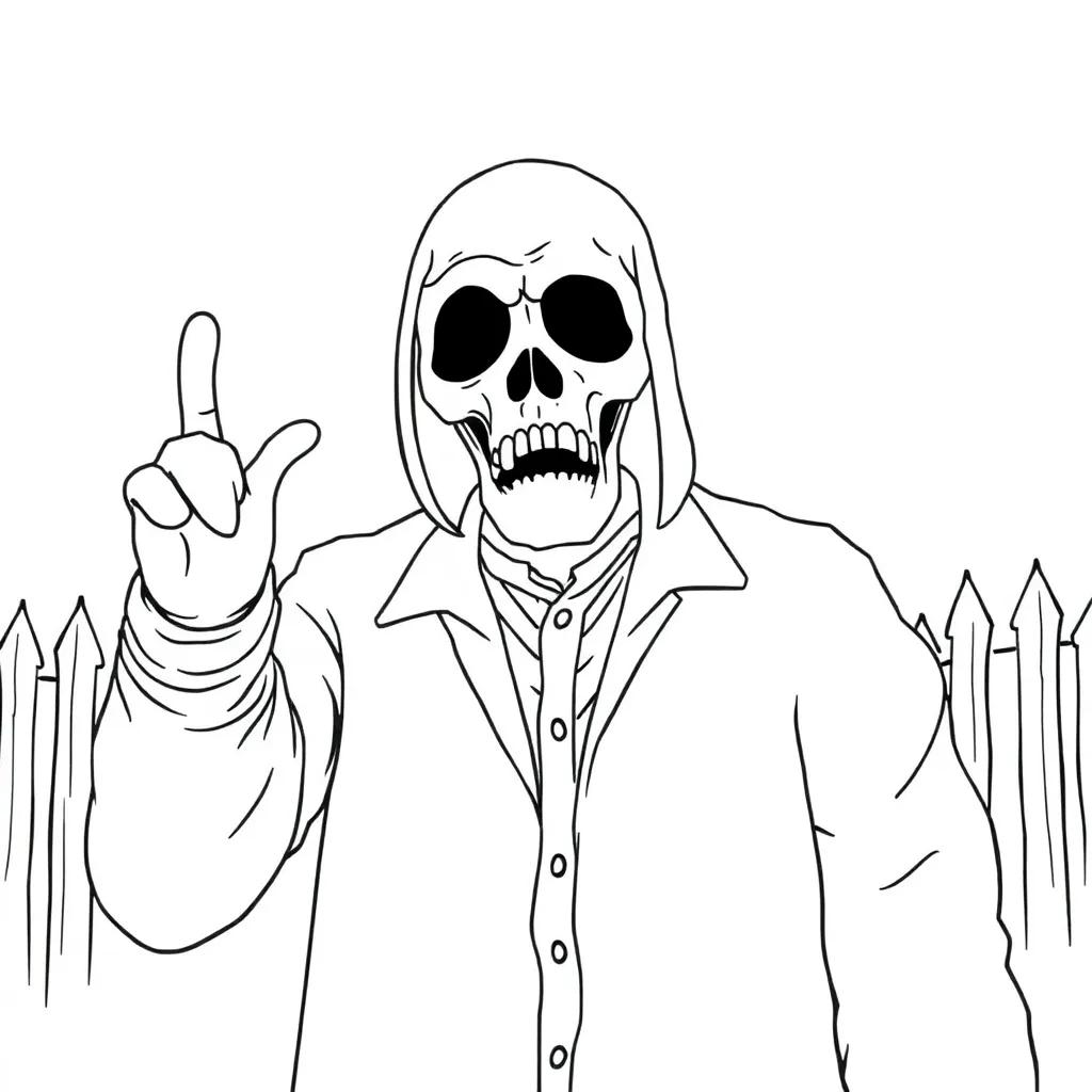 Serial Killer Coloring Pages