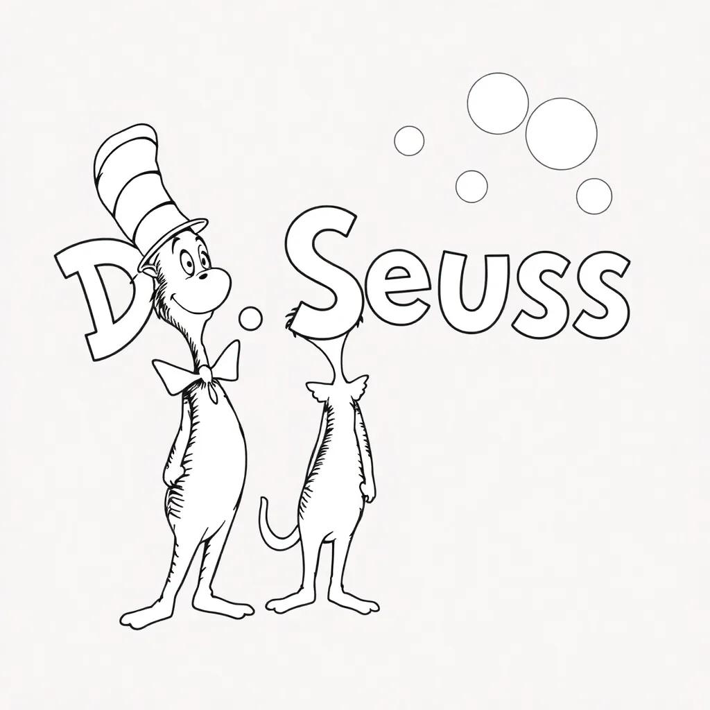 Dr Seuss Free Coloring Pages