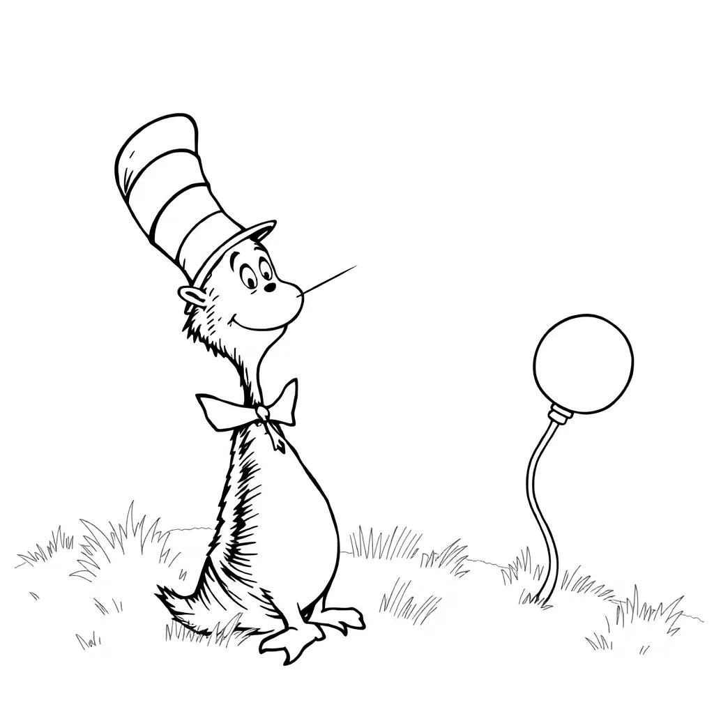 Dr Seuss Coloring Page Free