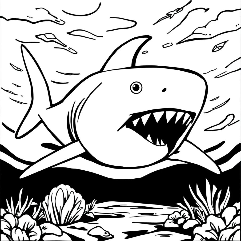Shark Week Coloring Pages