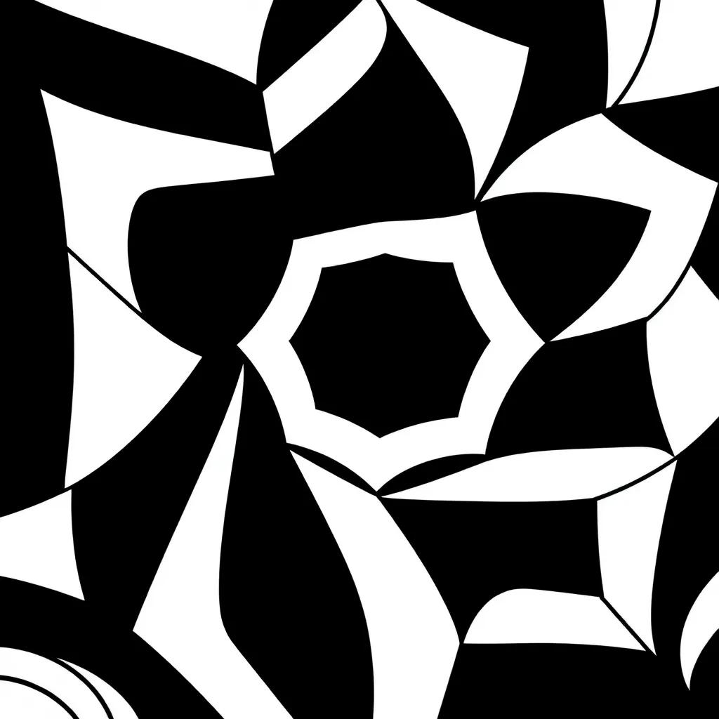Simple Geometric Coloring Pages