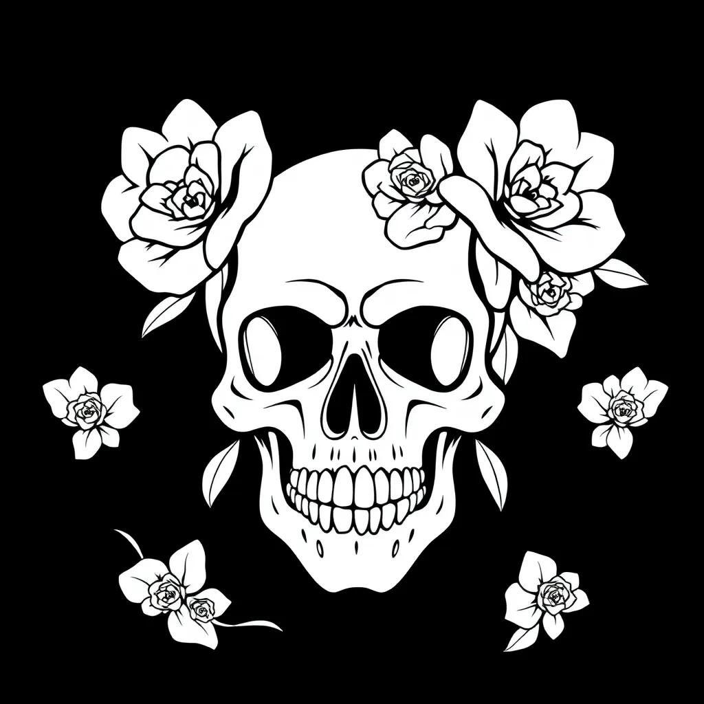 Skull Coloring Pages For Girls Skull Coloring Pages For Girls