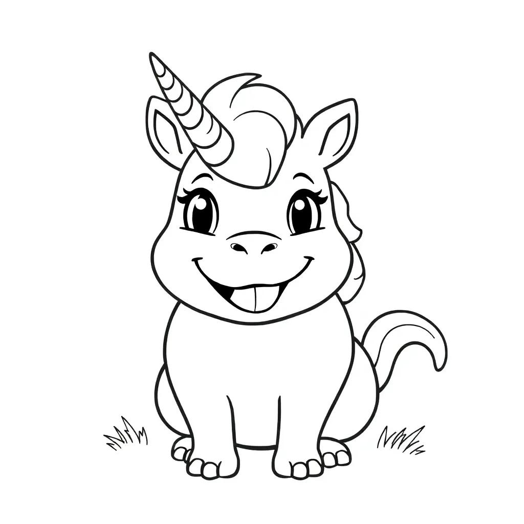 Smiling Critters Coloring Pages Craftycorn