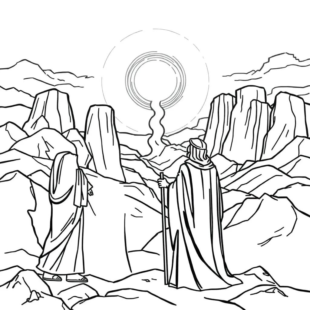 Sodom And Gomorrah Coloring Page