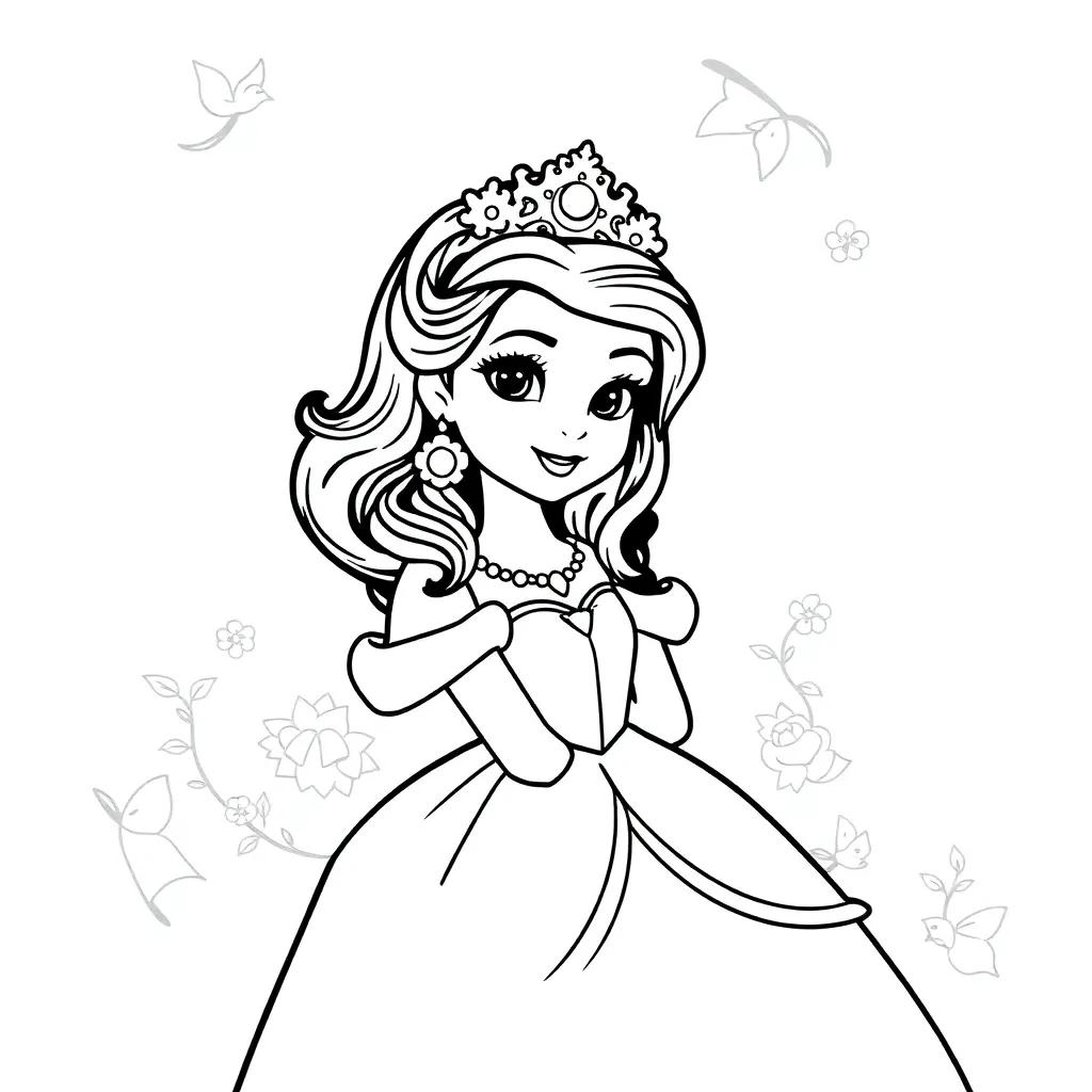 Sofia Princess Coloring Pages