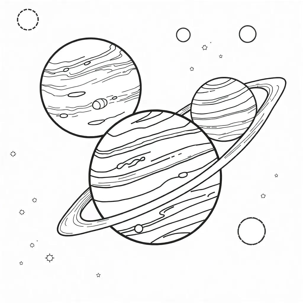 The Solar System Coloring Pages