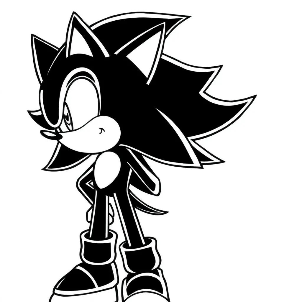 Sonic X Shadow Generations Coloring Pages