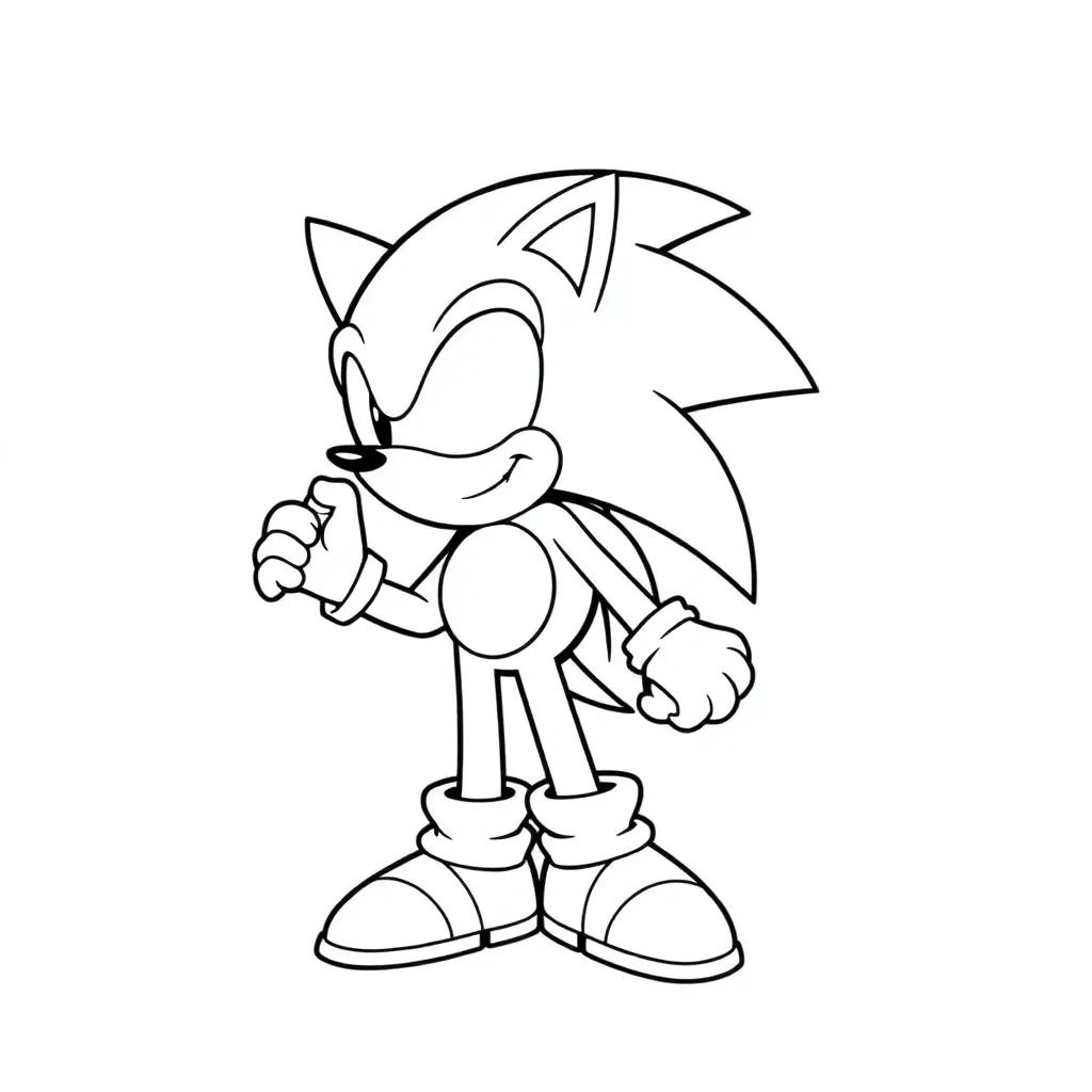 Sonic The Hedgehog Coloring Pages Sonic