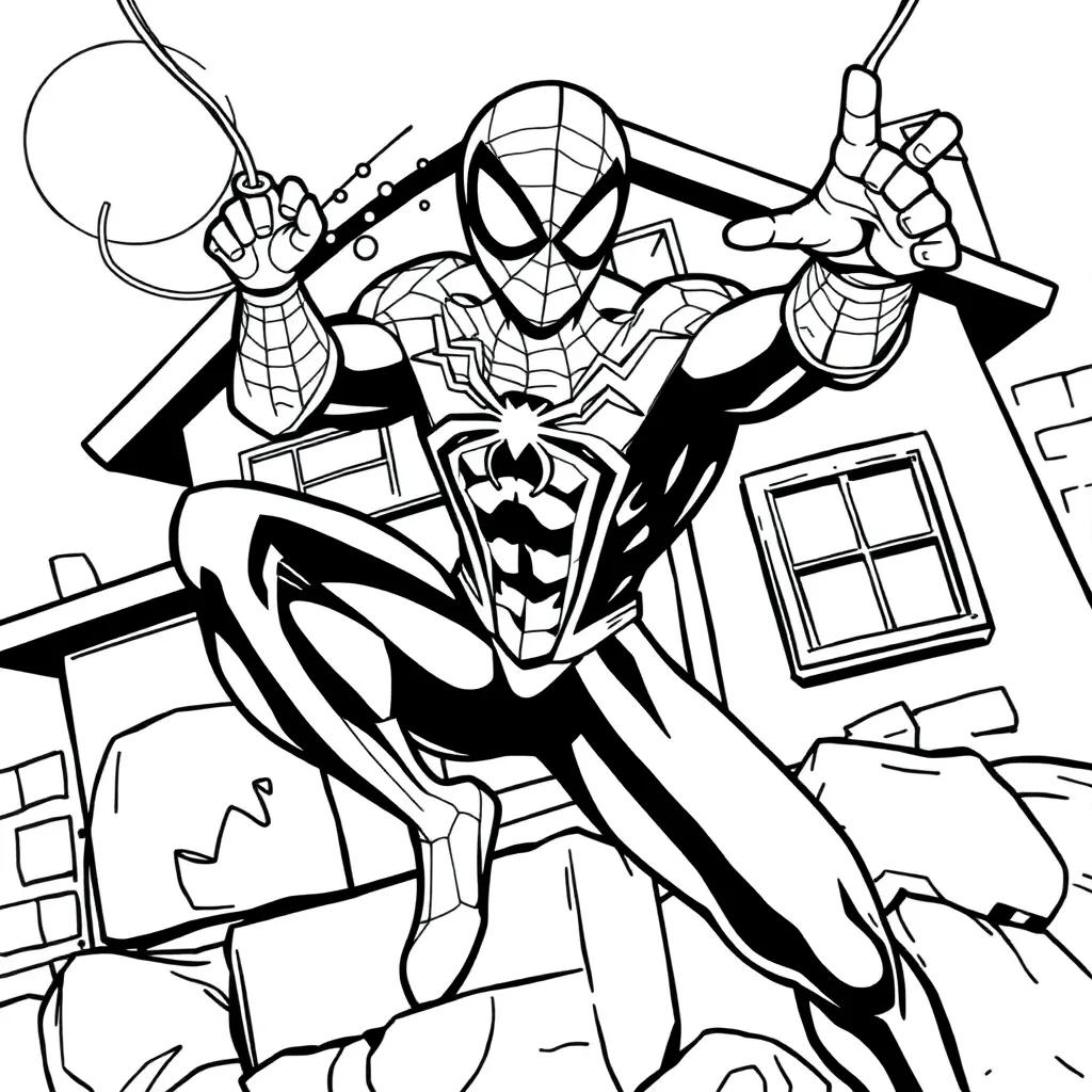 Spider Man No Way Home Coloring Pages