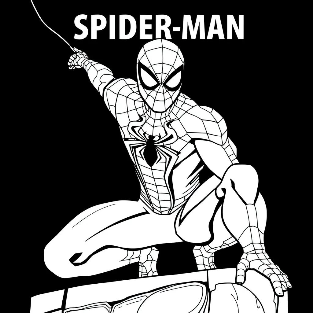 Spider Man Far From Home Coloring Pages