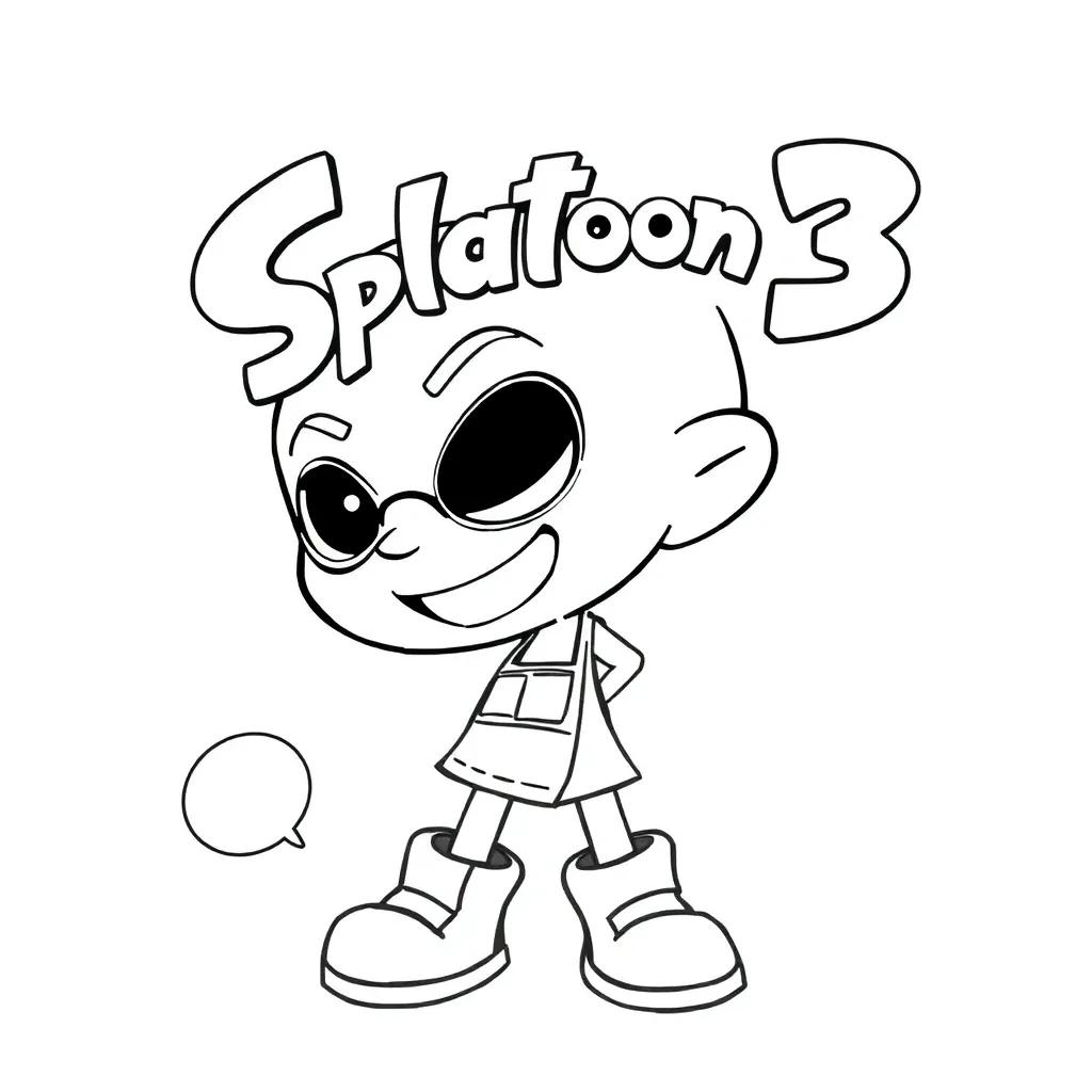Splatoon 3 Coloring Pages