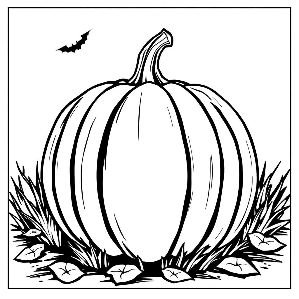Spooky Pumpkin Coloring Pages