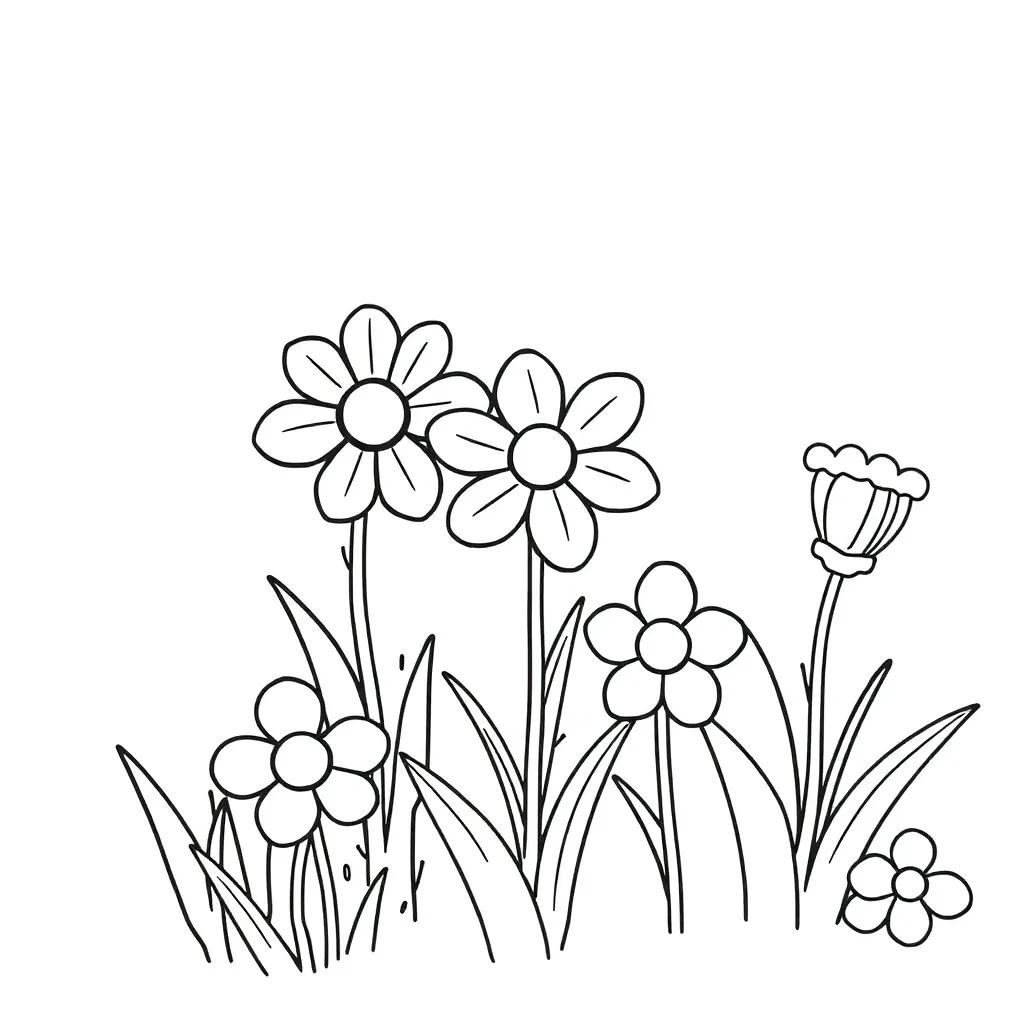 Spring Coloring Pages For Toddlers