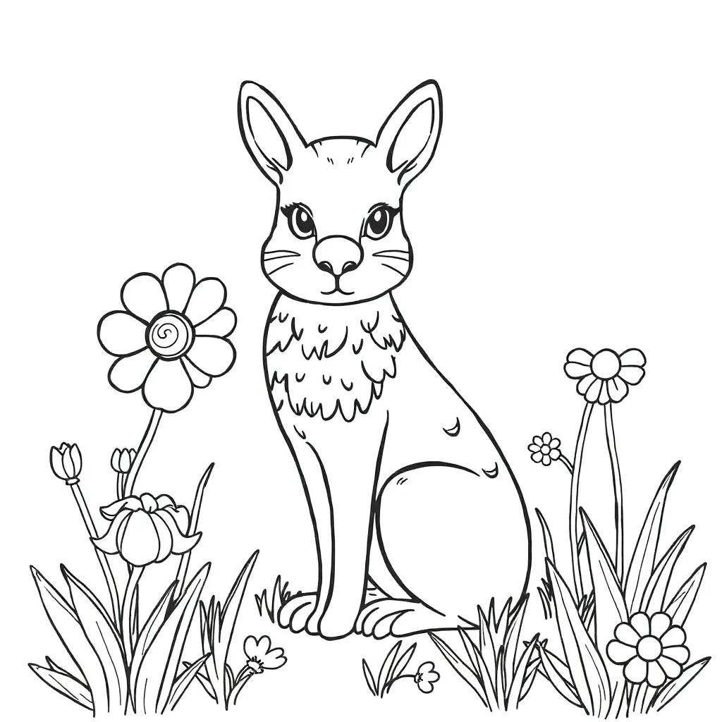 Spring Animals Coloring Pages