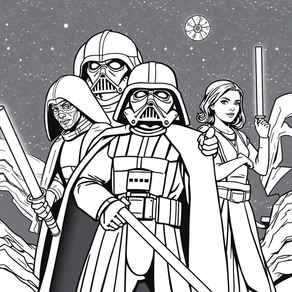 Star Wars Characters Coloring Pages