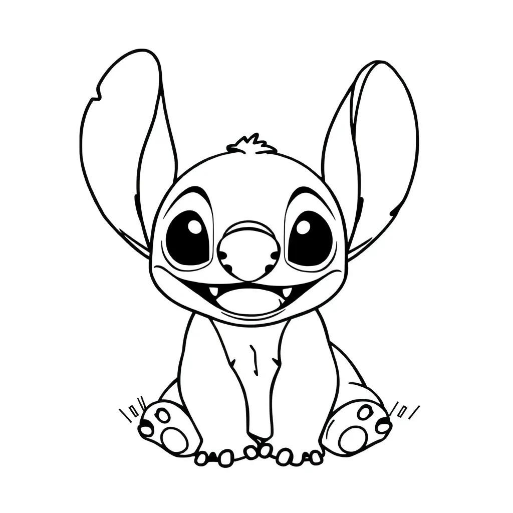 Stitch Coloring Page Printable